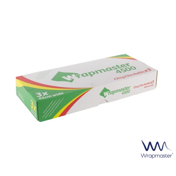 Wrapmaster 4500 PVC fólia 45cm x 300m (3 tekercs/karton)