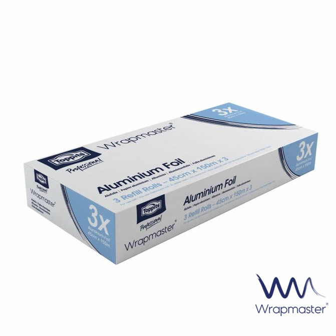 Wrapmaster 4500 alufólia 45cm x 150m (3tekercs/karton)(24C85) Wrapmaster 4500 alufólia 45cm x 150m (3tekercs/karton)(24C85)