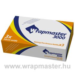 Wrapmaster 3000 sütőpapír 30cmx50m 3tekerc/karton