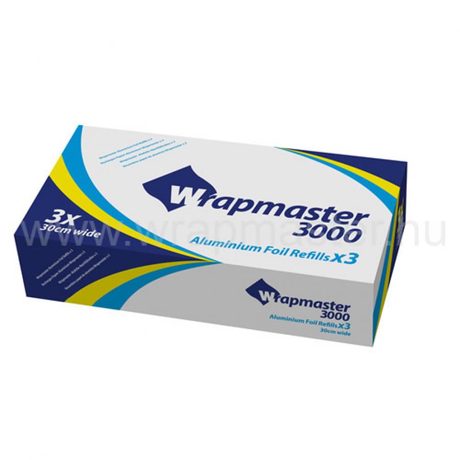 Wrapmaster 3000 alufólia 30cm x 150m (3 tekercs/karton)(24C84)